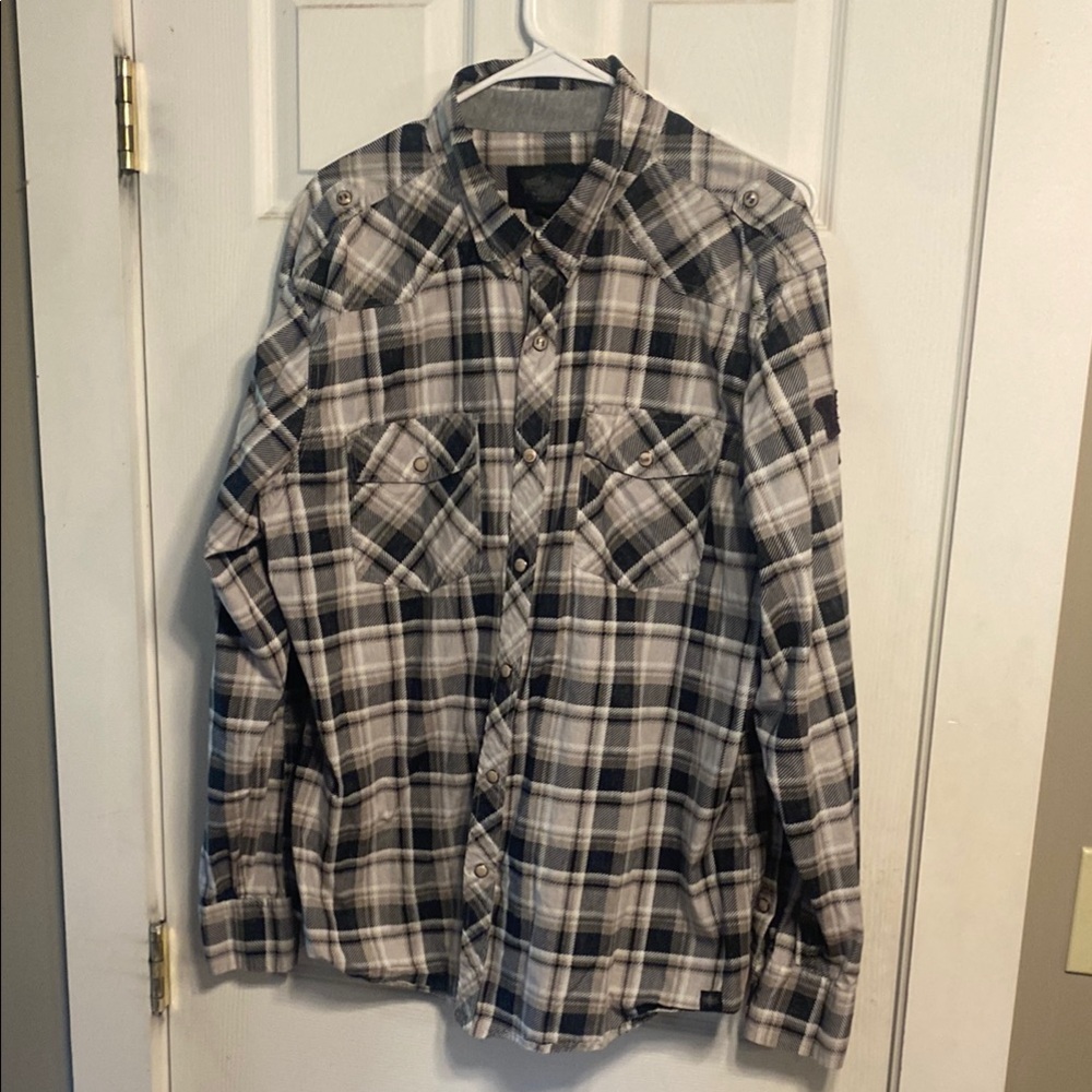 Harley-Davidson Plaid Shirt 2XL
